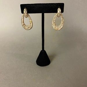 Sterling Silver Oval Hoop Earrings